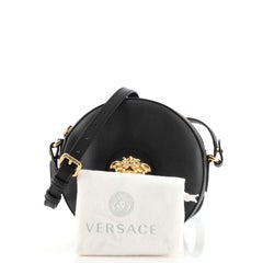 Versace La Medusa Round Camera Bag Leather Small