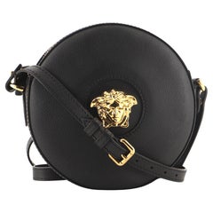 Versace La Medusa Round Camera Bag Leather Small