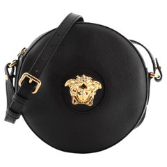 Versace La Medusa Round Camera Bag Leather Small