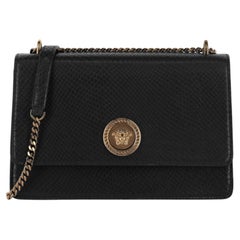 Versace La Medusa Shoulder Bag — Black