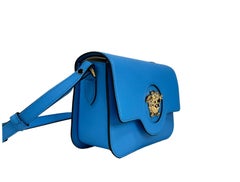 Versace La Medusa Shoulder Bag — Blue