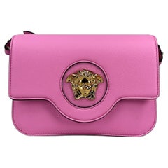 Versace La Medusa Shoulder Bag — Pink