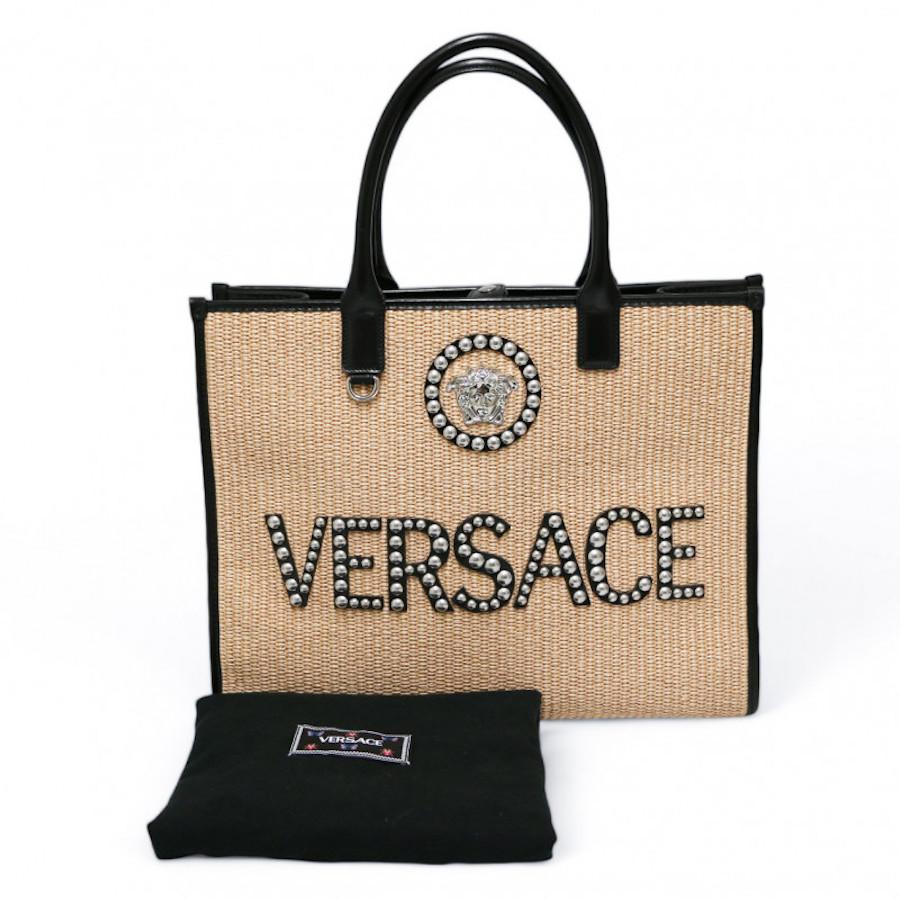 Versace La Medusa Tote For Sale 2