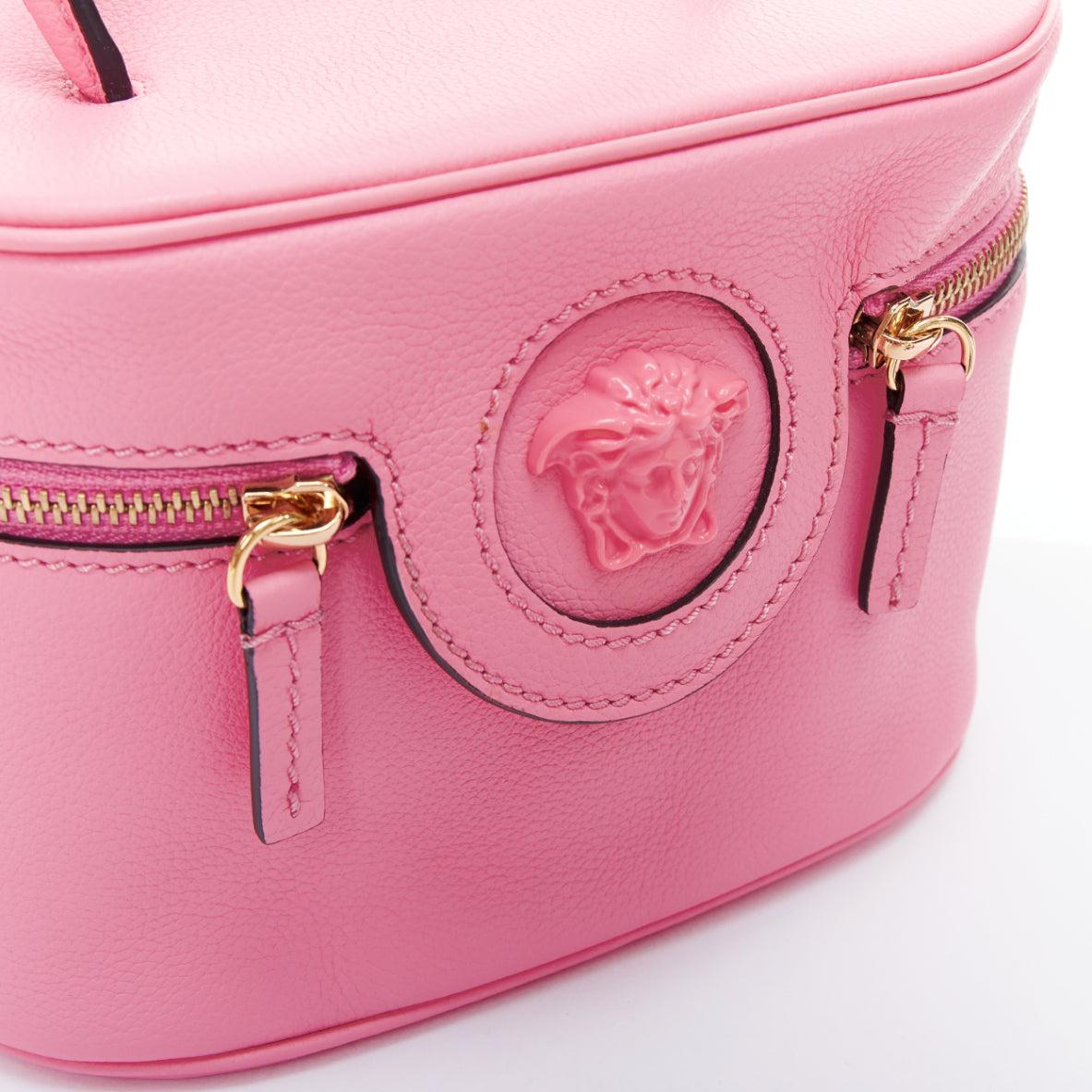 VERSACE La Medusa Vanity pink gold hardware mini crossbody bag 2