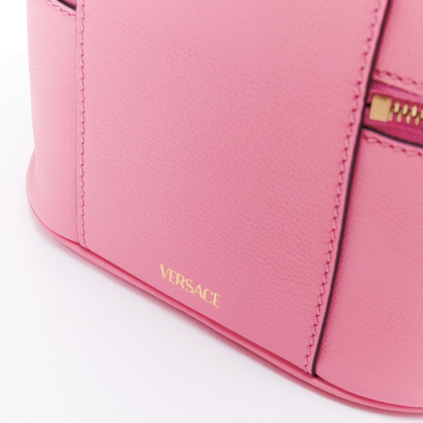 VERSACE La Medusa Vanity pink gold hardware mini crossbody bag 3