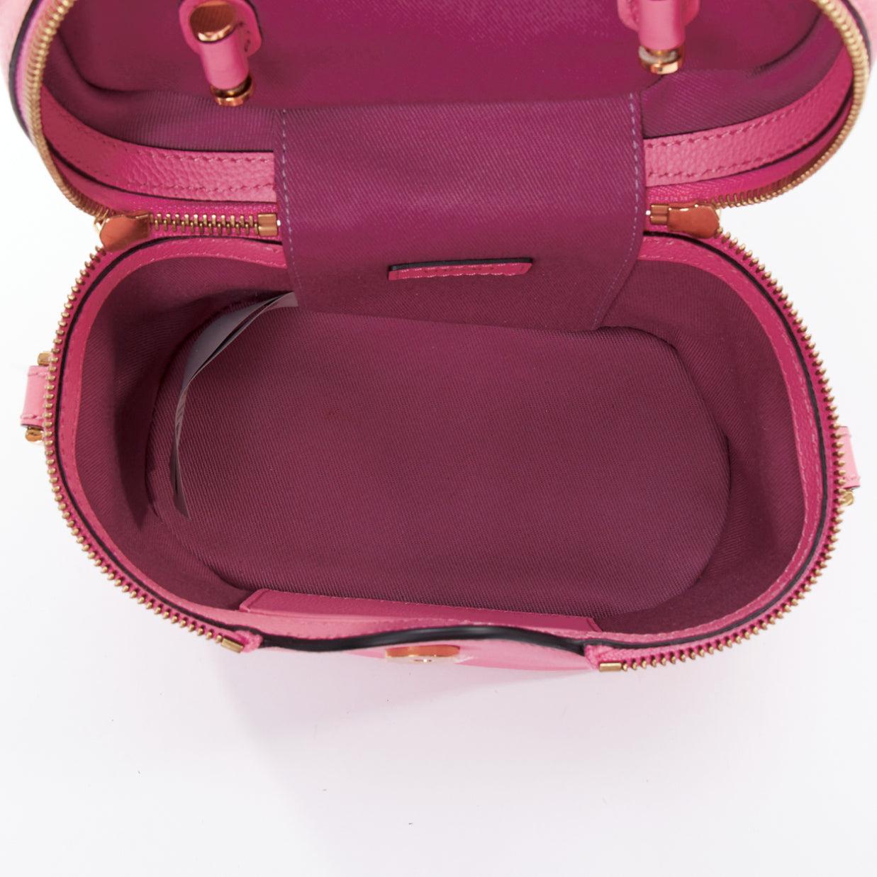 VERSACE La Medusa Vanity pink gold hardware mini crossbody bag 4