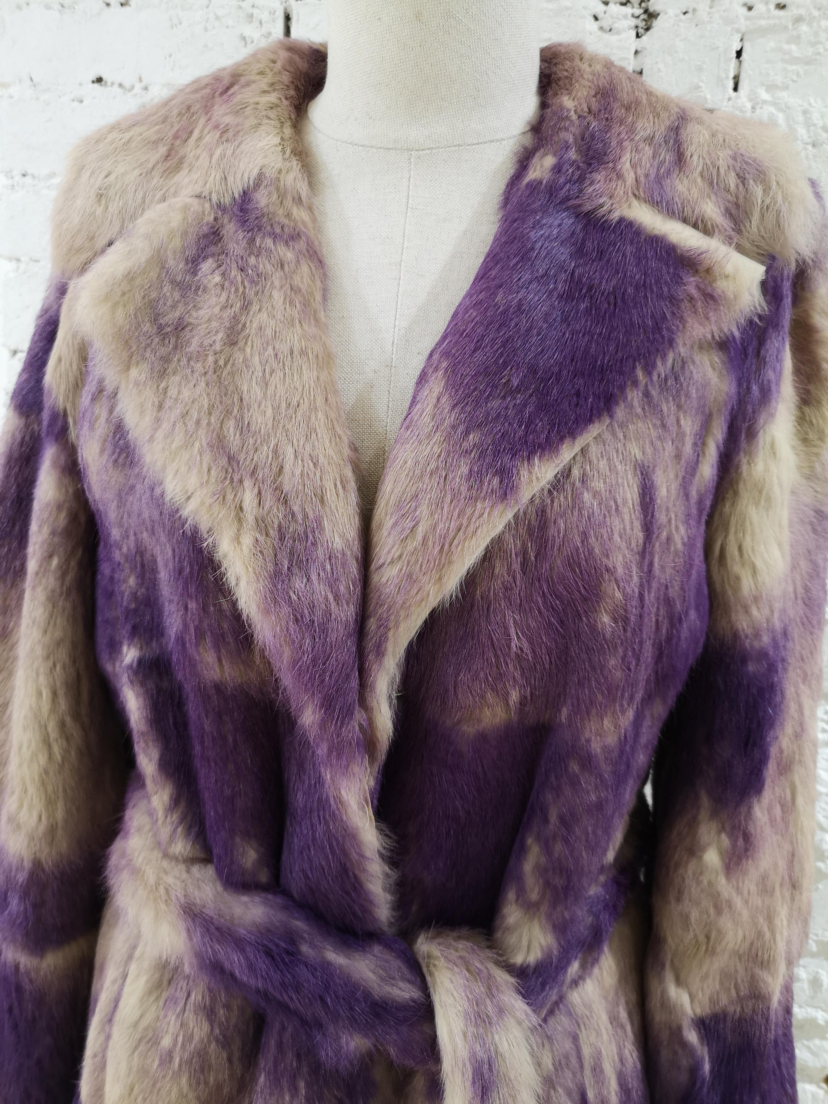 Versace Lapin Coat For Sale 6