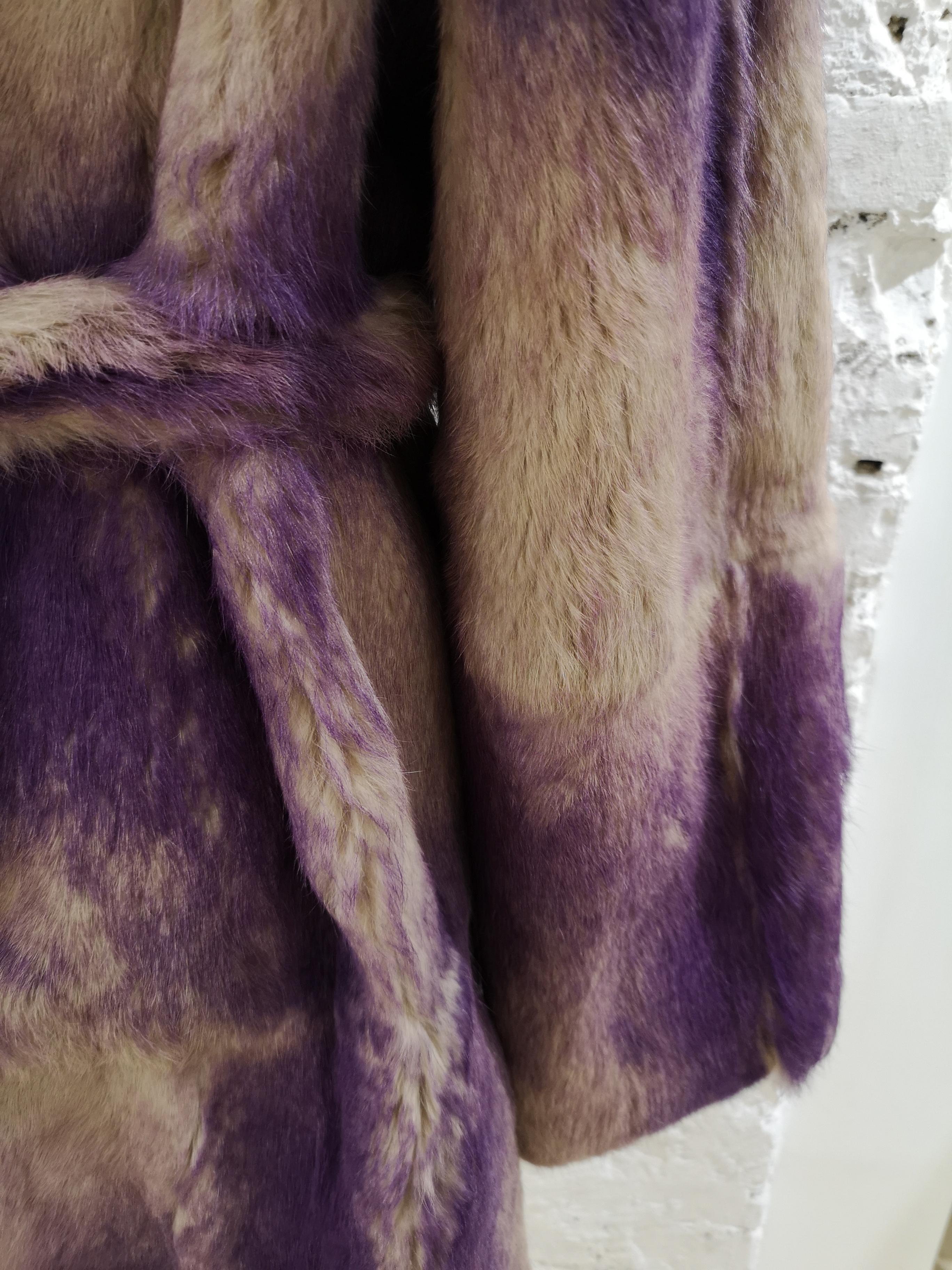 Versace Lapin Coat For Sale 2