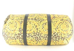 Versace Large Baroque Yellow x Black Duffle with Strap 4VER119K