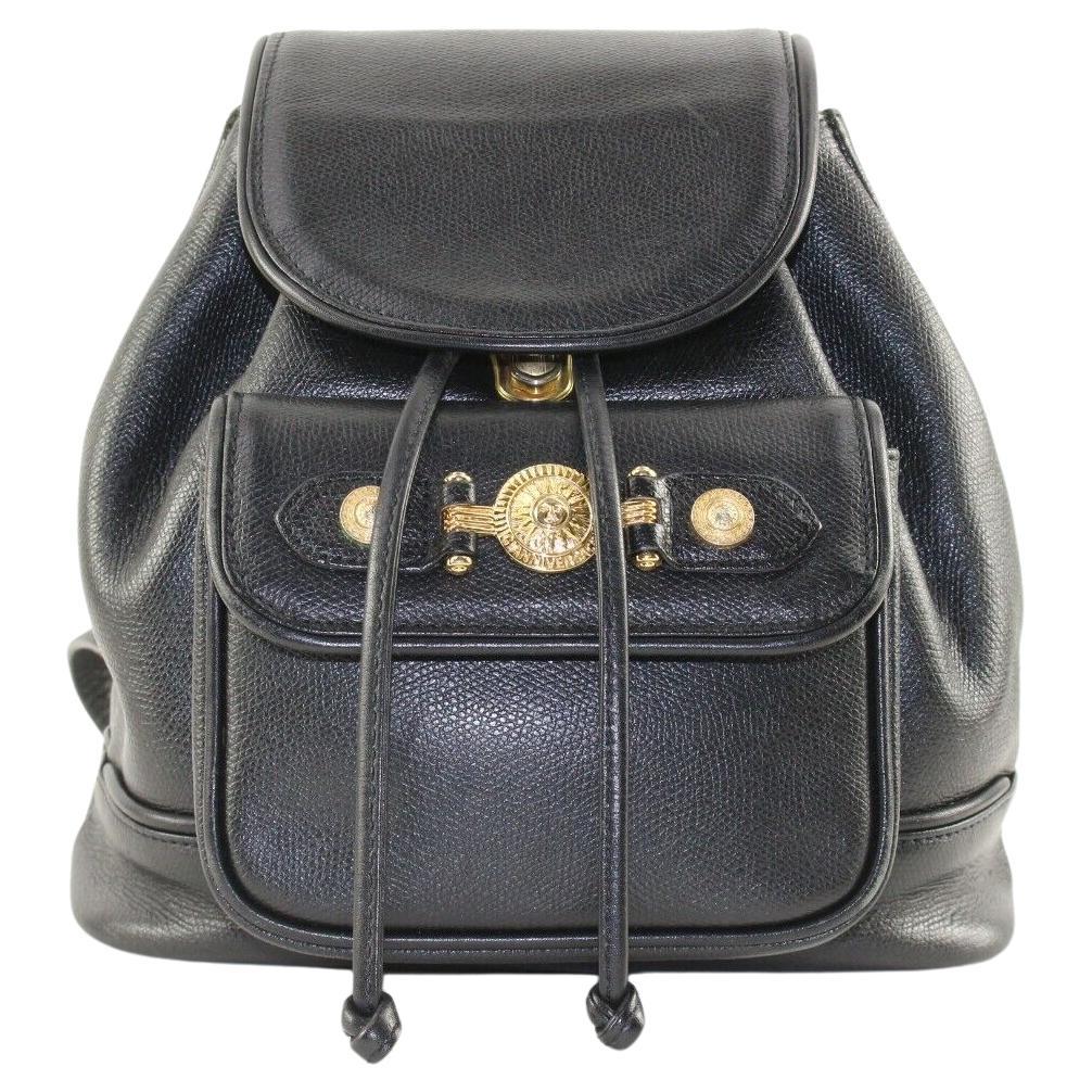 VERSACE Leather Backpack 1VER1214K For Sale