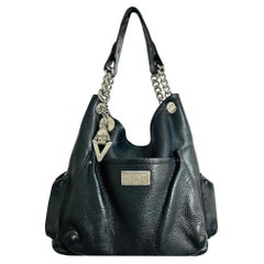Versace Leather Hobo Bag