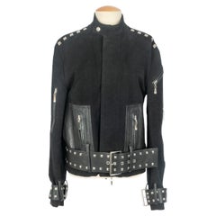 Chaqueta de cuero Versace