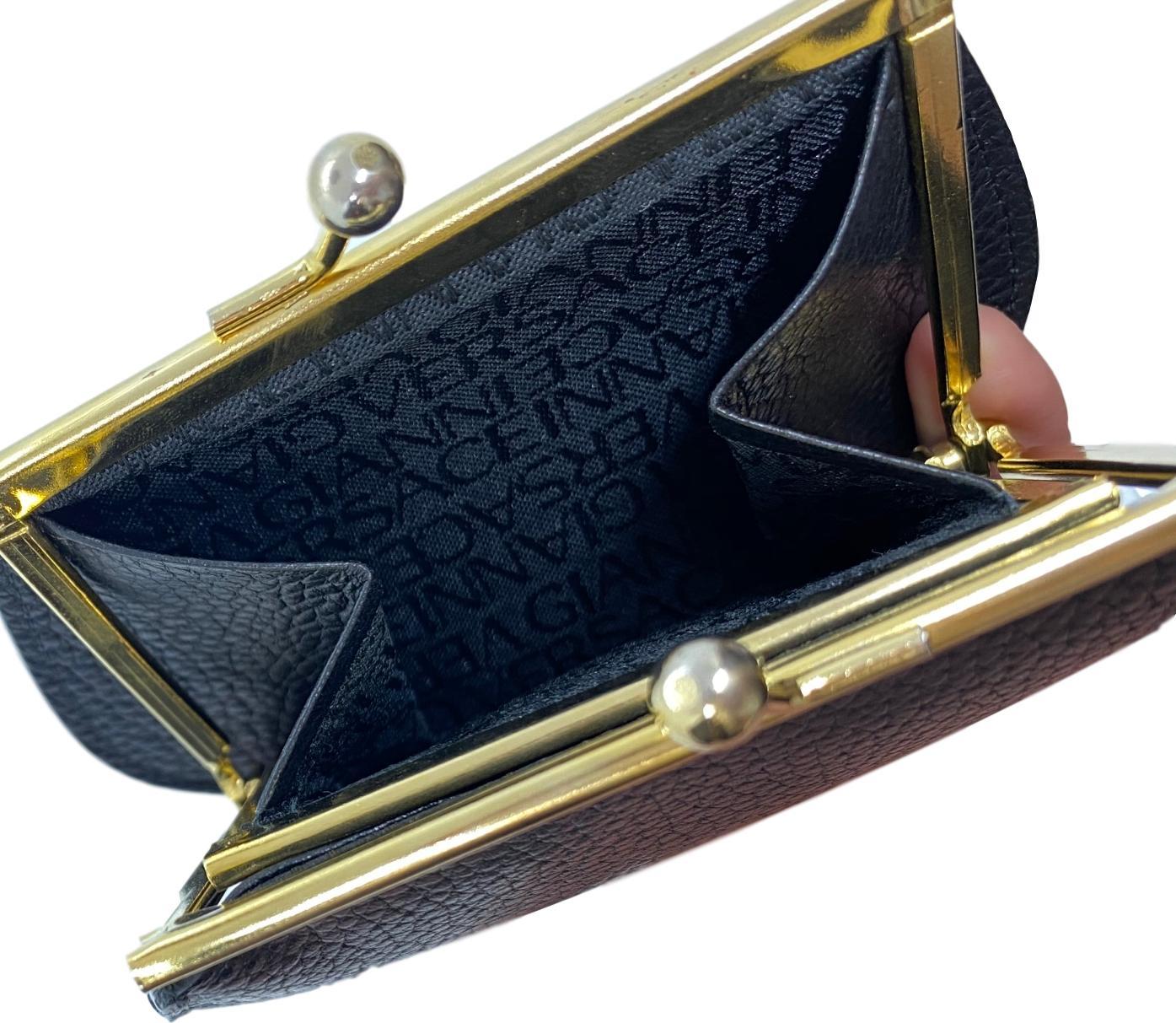 Versace Leather Medusa Coin Purse, Italy 1993. 4