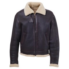 Versace Leather Shearling Jacket - '00s