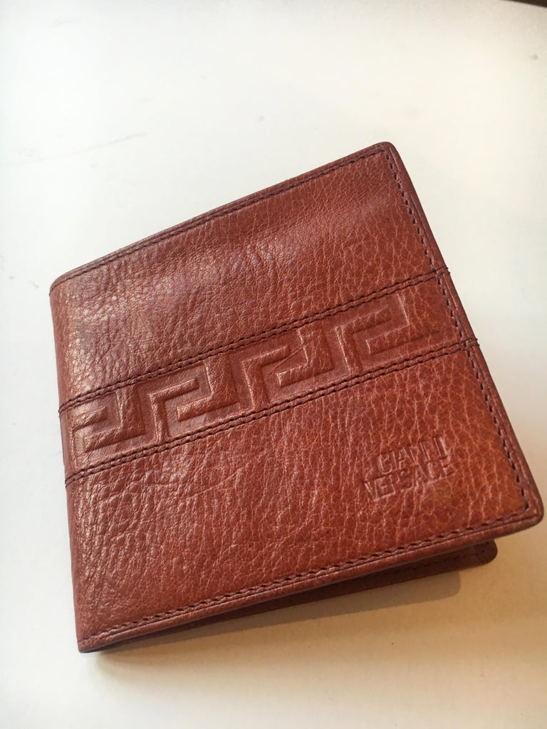 Versace Leather Wallet For Sale at 1stdibs