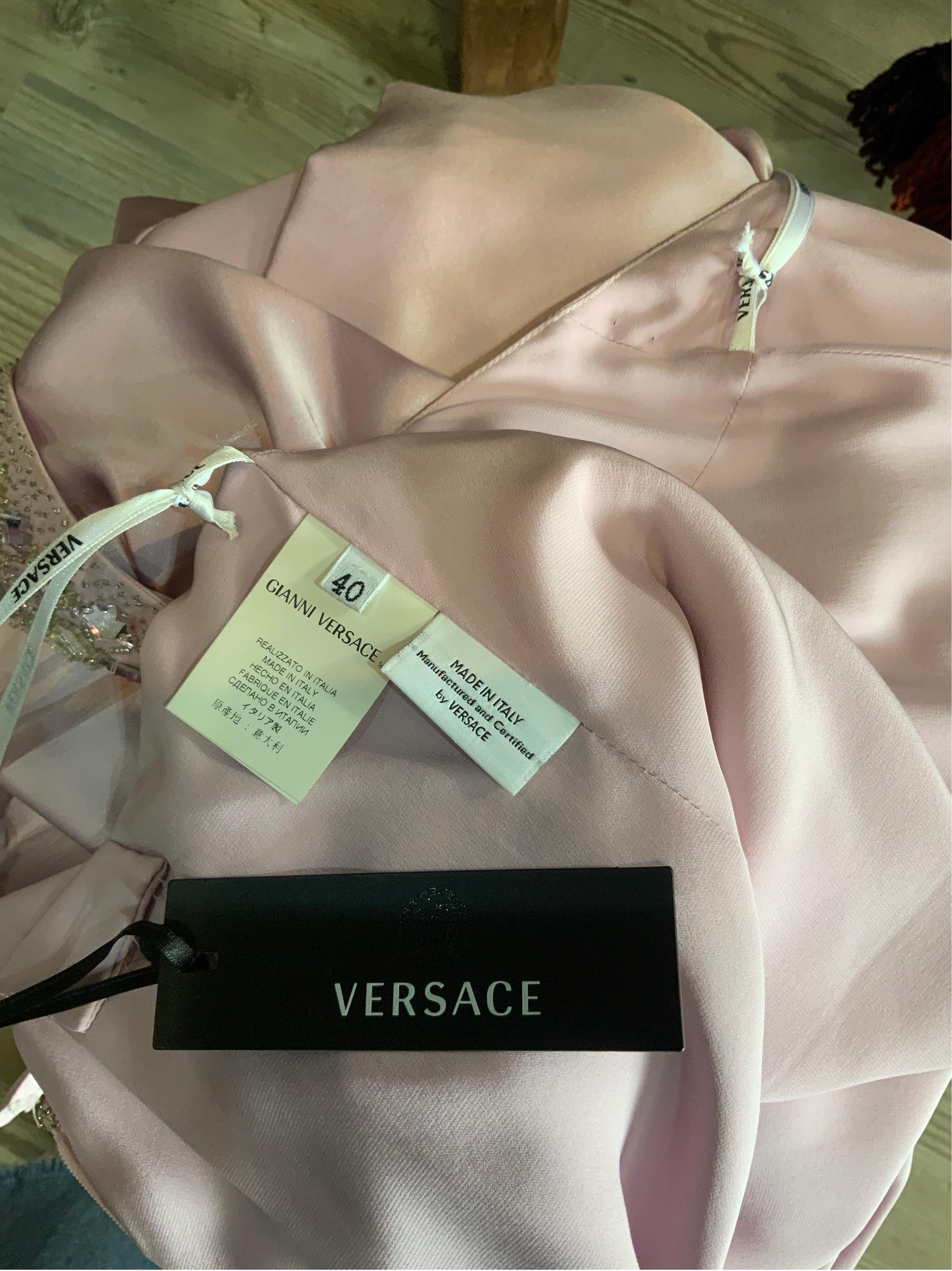 Versace liliac night dress 3