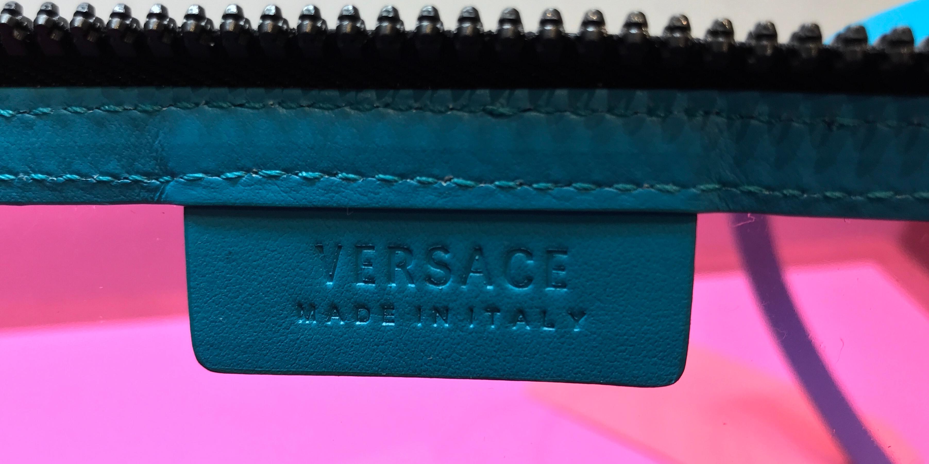 Versace Logo Clutch PVC 1