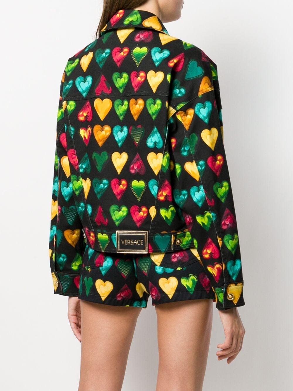 heart pattern jacket