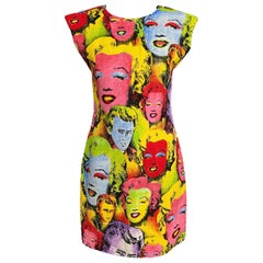 Abito Versace Marilyn Monroe Pop Art Tribute 1991