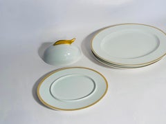 Versace Medallion Meandre D'Or 2 Platters & Covered Butter or Entre Dish