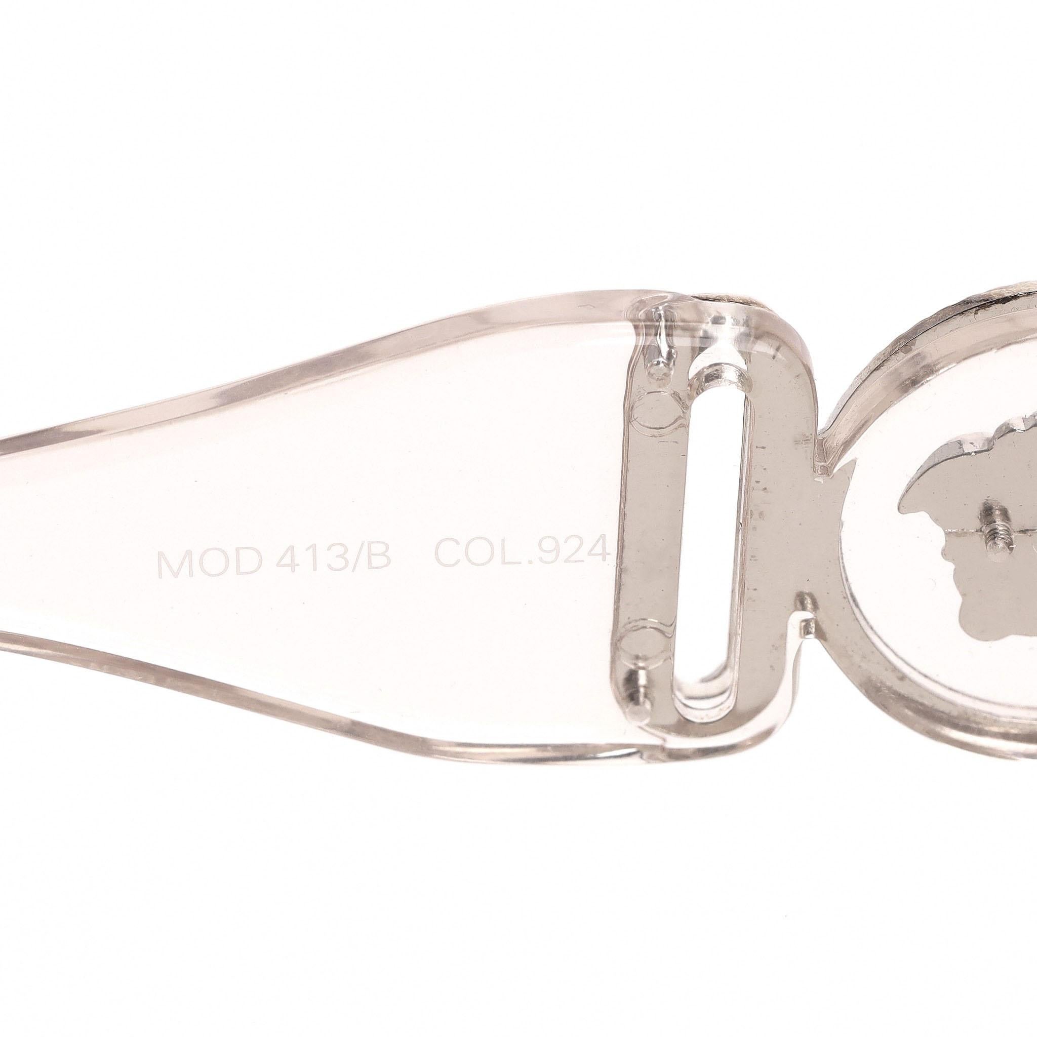 Women's or Men's Versace Medusa Biggie Sunglasses For Sale