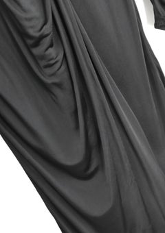 Versace Medusa Button Draped Dress