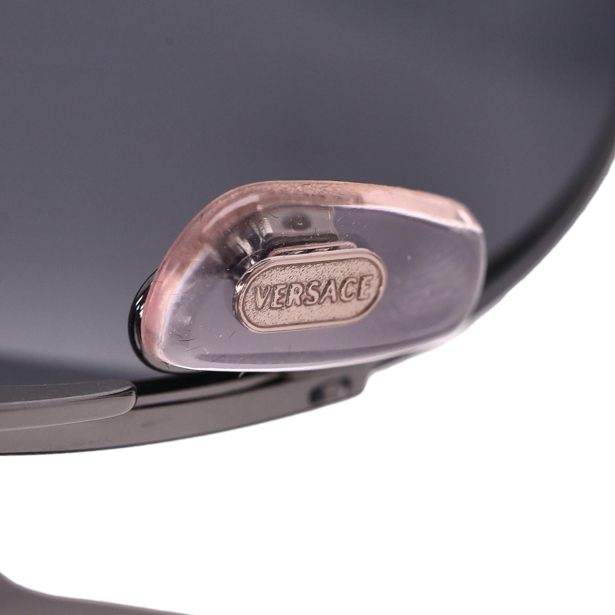 Versace Medusa Detailed Aviator Sunglasses 3