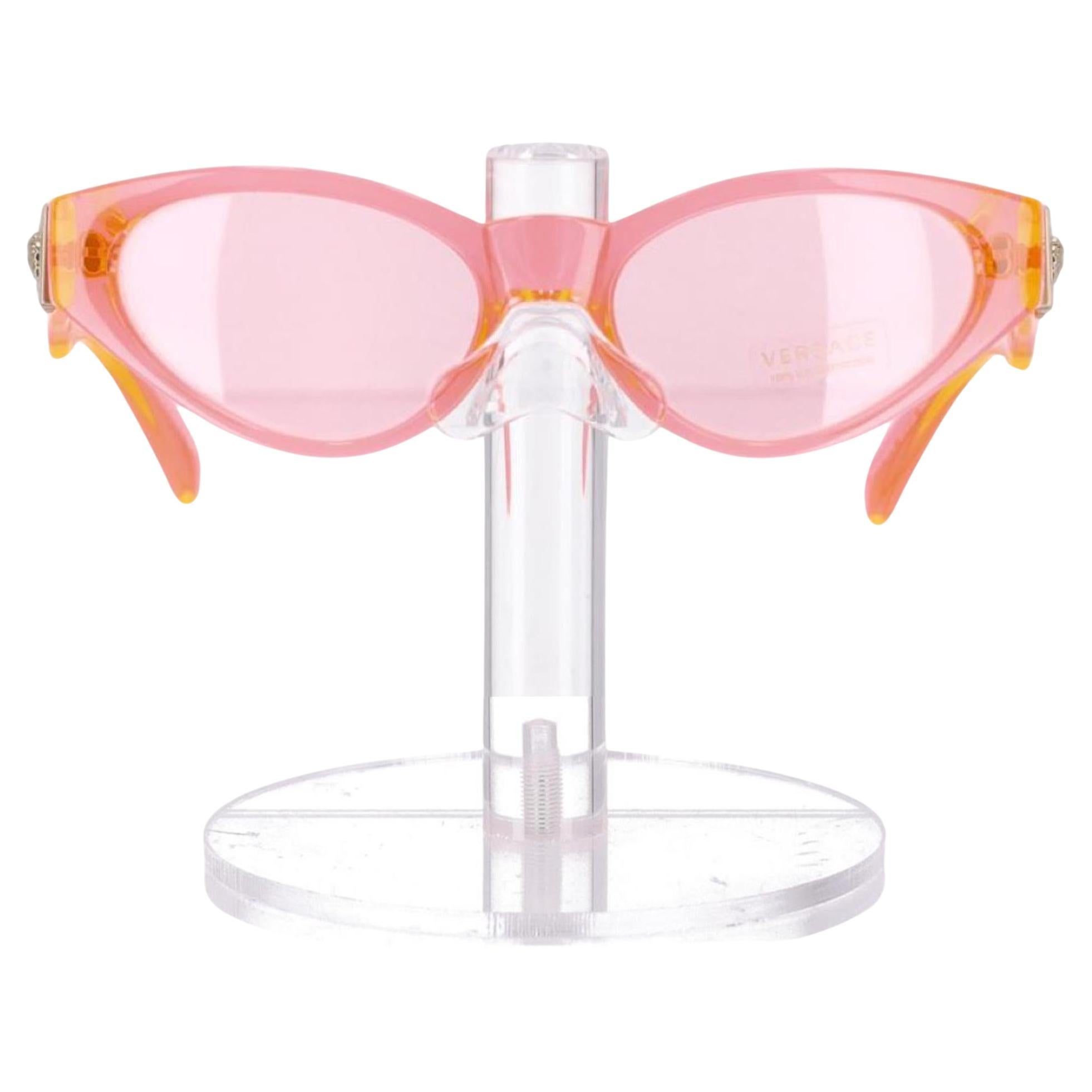 Versace Medusa Detailed Cat-Eye Sunglasses
