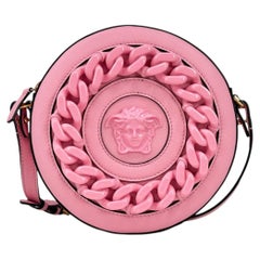 Versace Medusa Disco Shoulder Bag — Pink