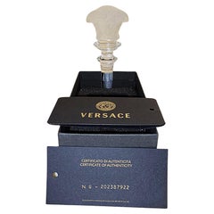 Versace Medusa Frosted Crystal Wine / Bottle Stopper by Rosenthal