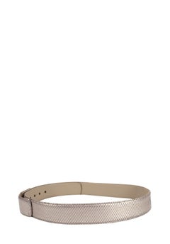 Ceinture Versace en cuir texturé « Medusa » doré - taille 38 (UE)