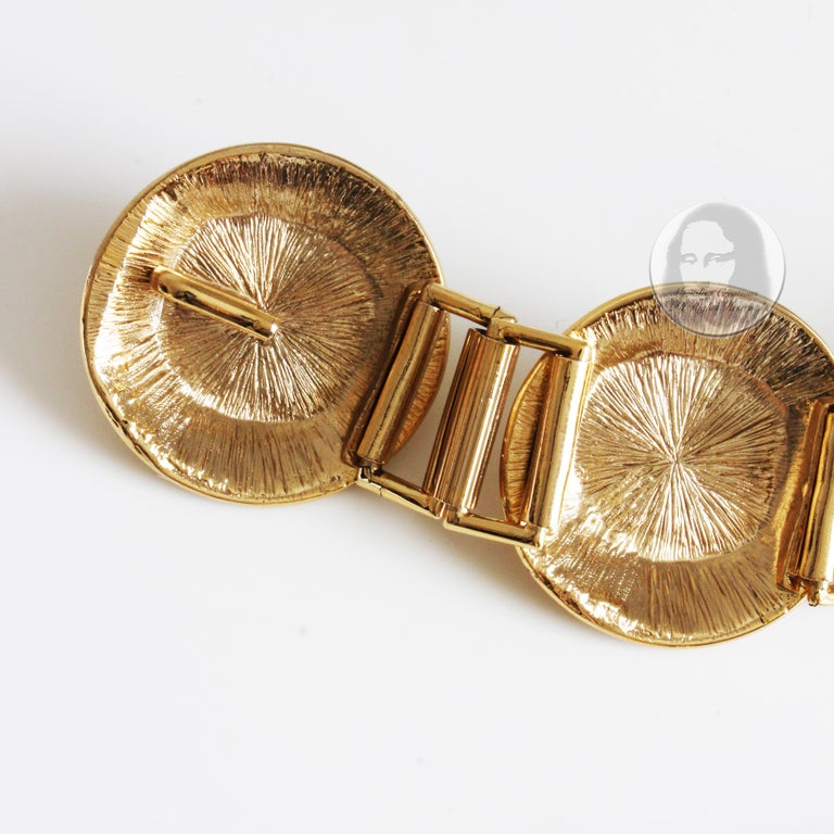 Versace Medusa Head Chain Belt Oversized Medallions Vintage  display picture 3