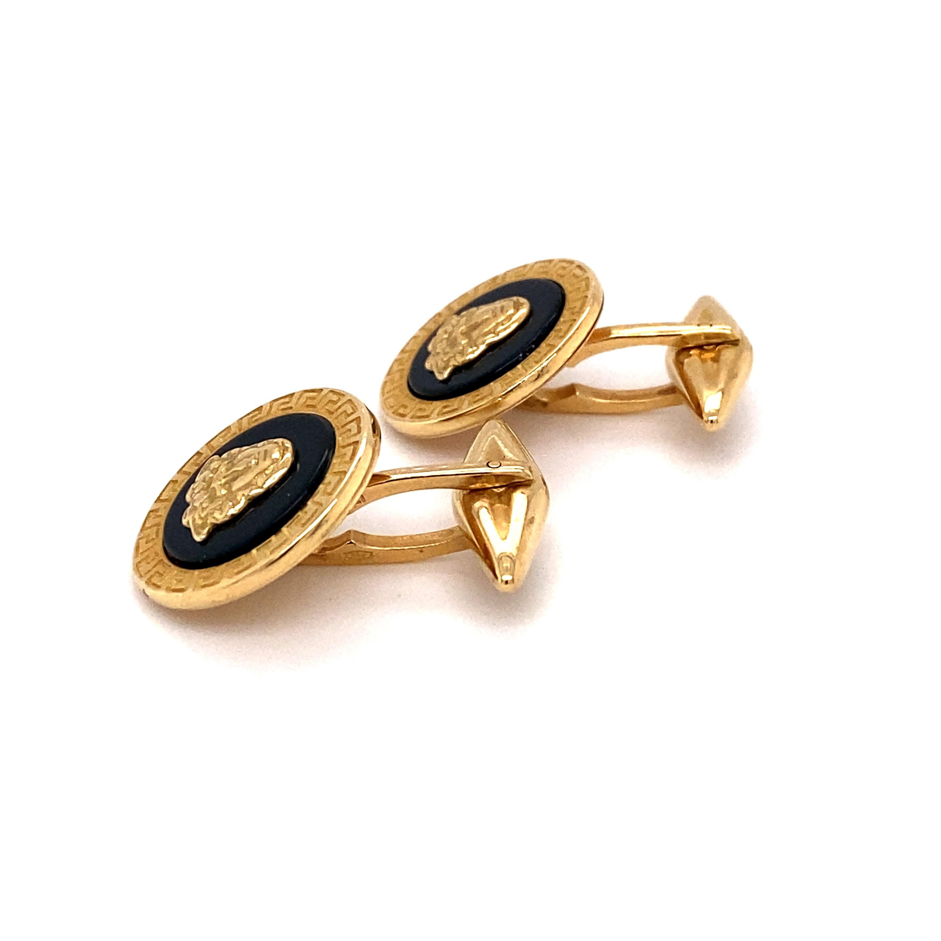 versace cufflinks