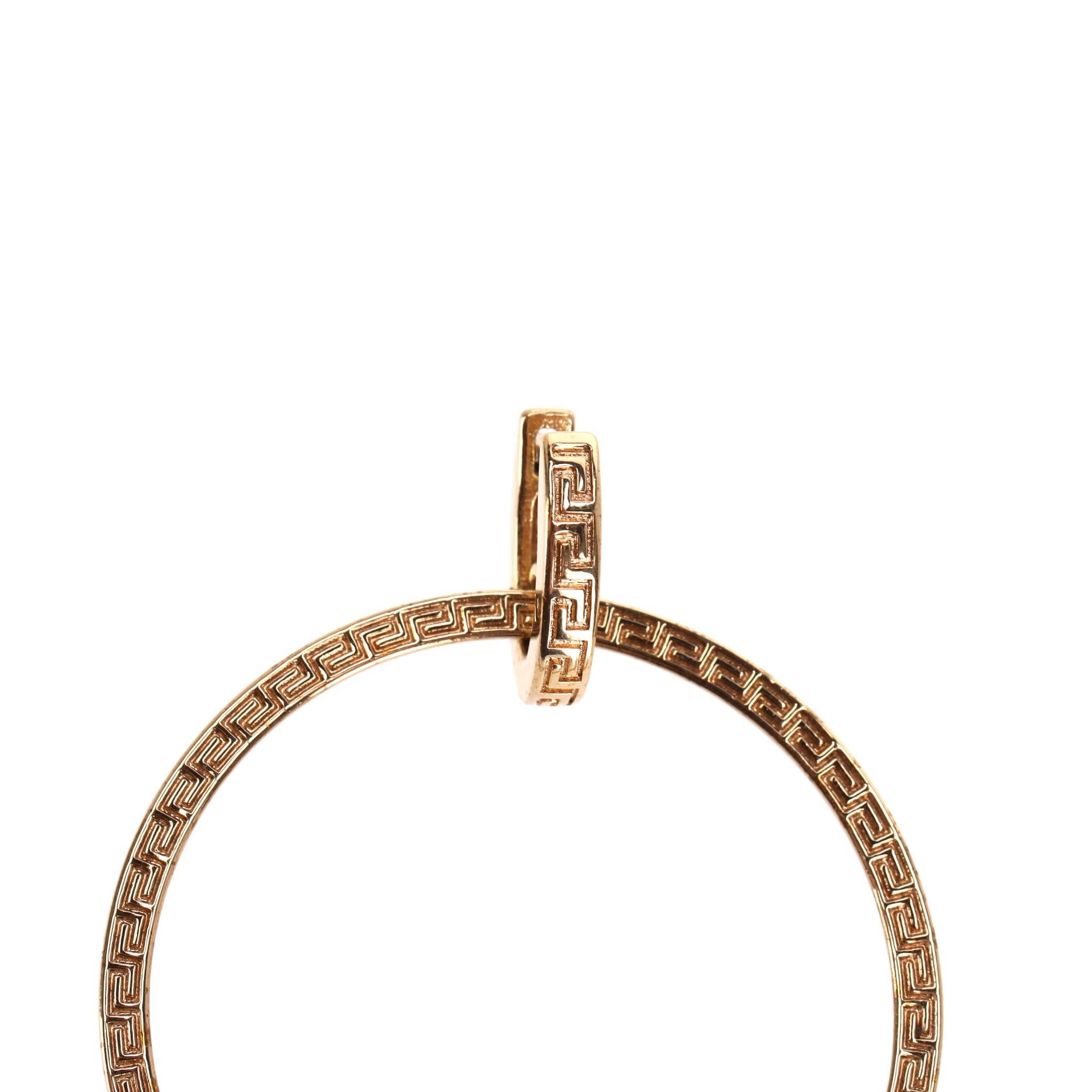 Versace Medusa Hoop Earrings 2