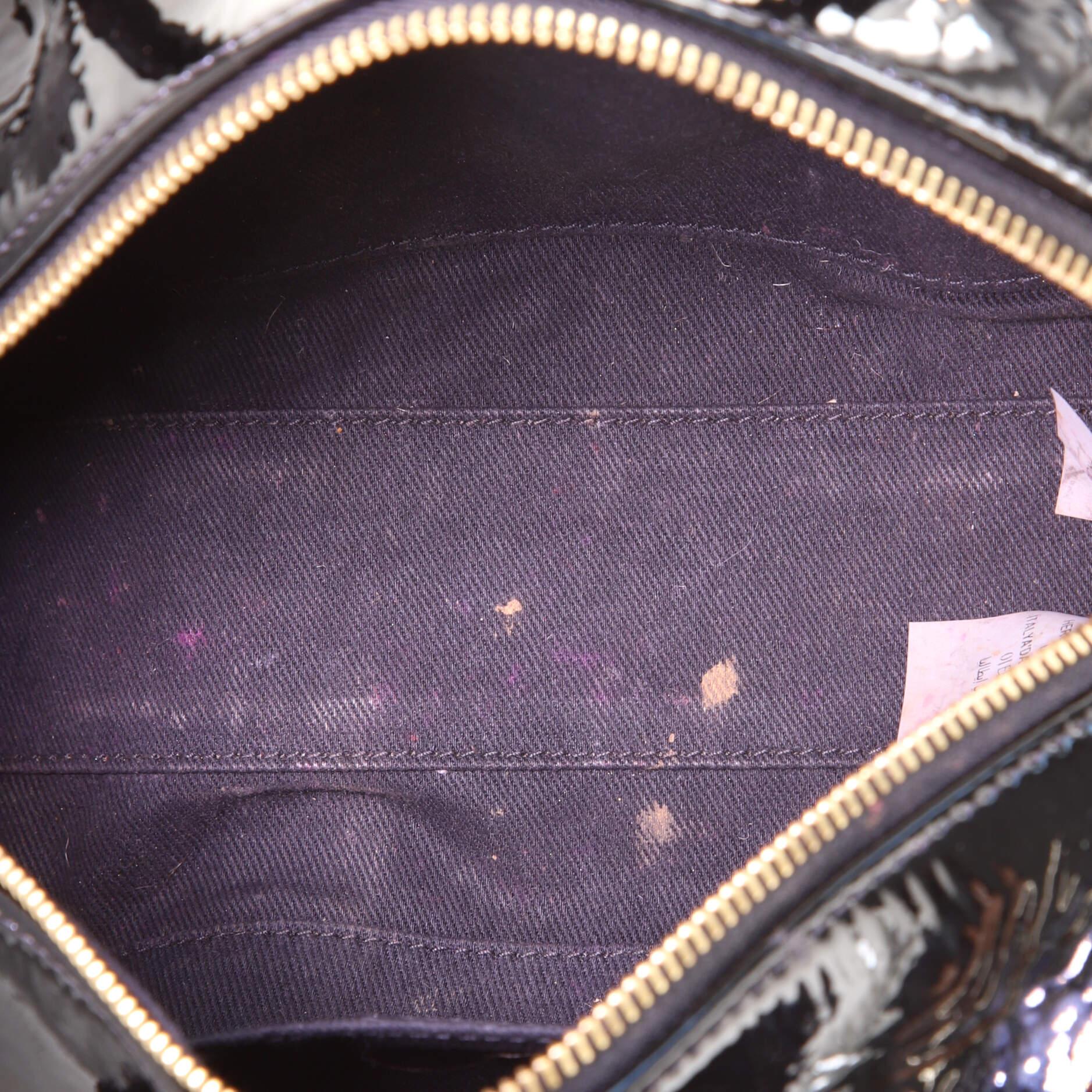 Women's or Men's Versace Medusa Icon Bowler Bag Quilted Patent Small