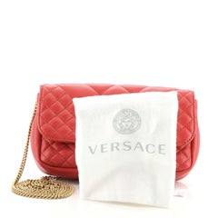 Versace Medusa Icon Crossbody Bag Quilted Leather Mini