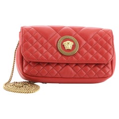 Versace Medusa Icon Crossbody Bag Quilted Leather Mini