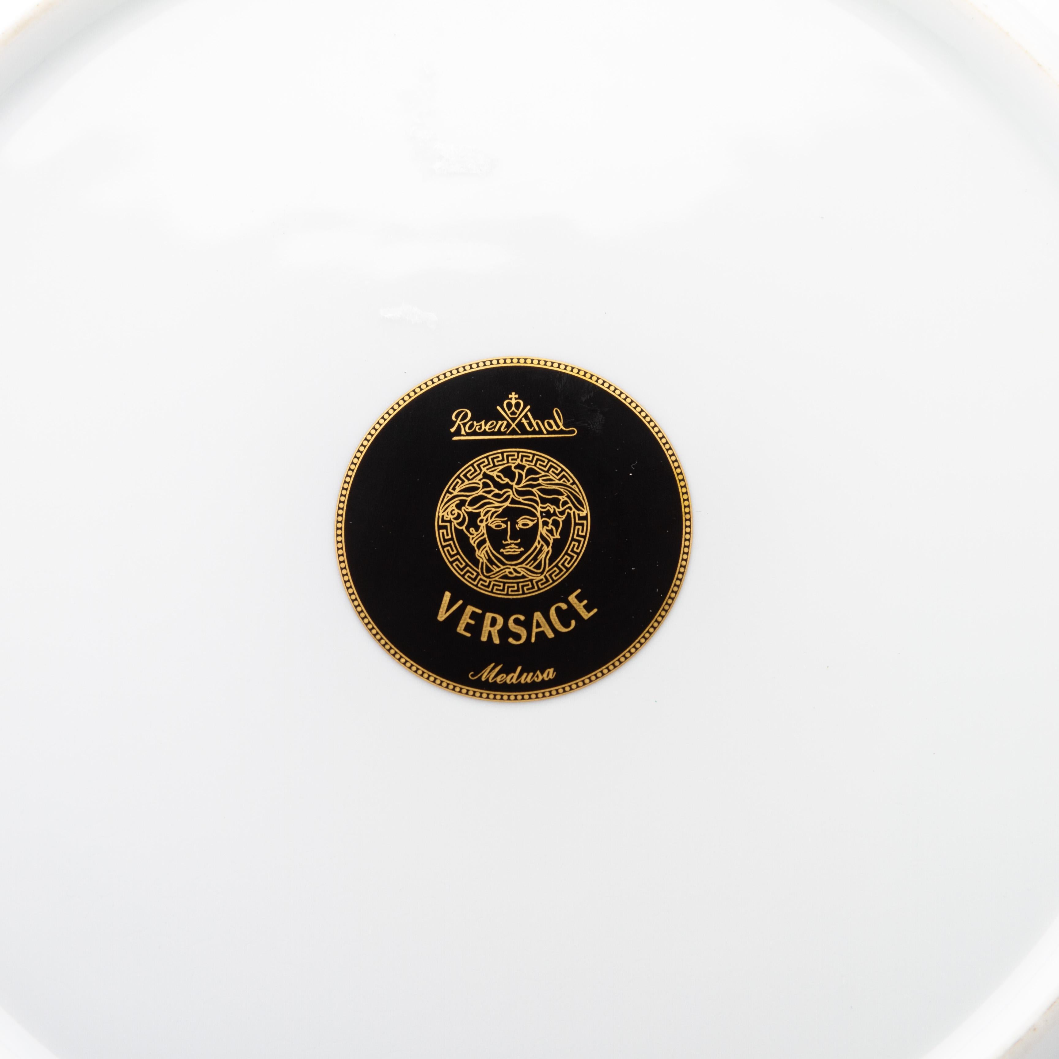 Versace Medusa Rosenthal Fine Porcelain Plate For Sale 1