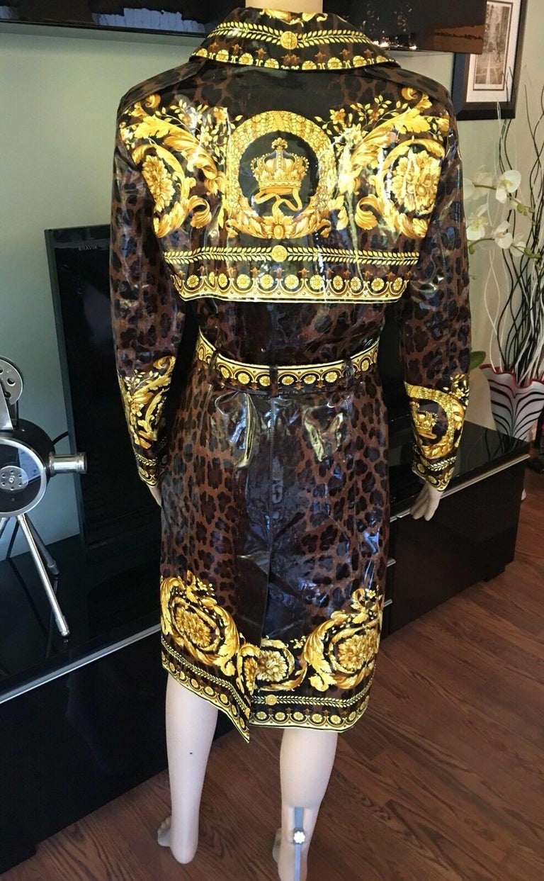 versace rain jacket