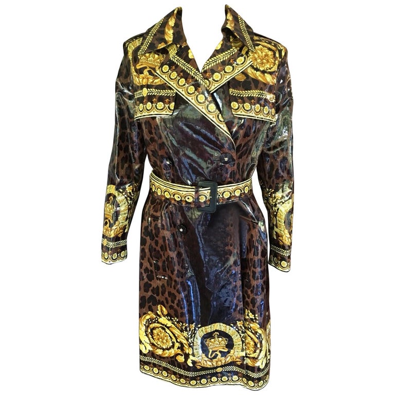 versace rain jacket