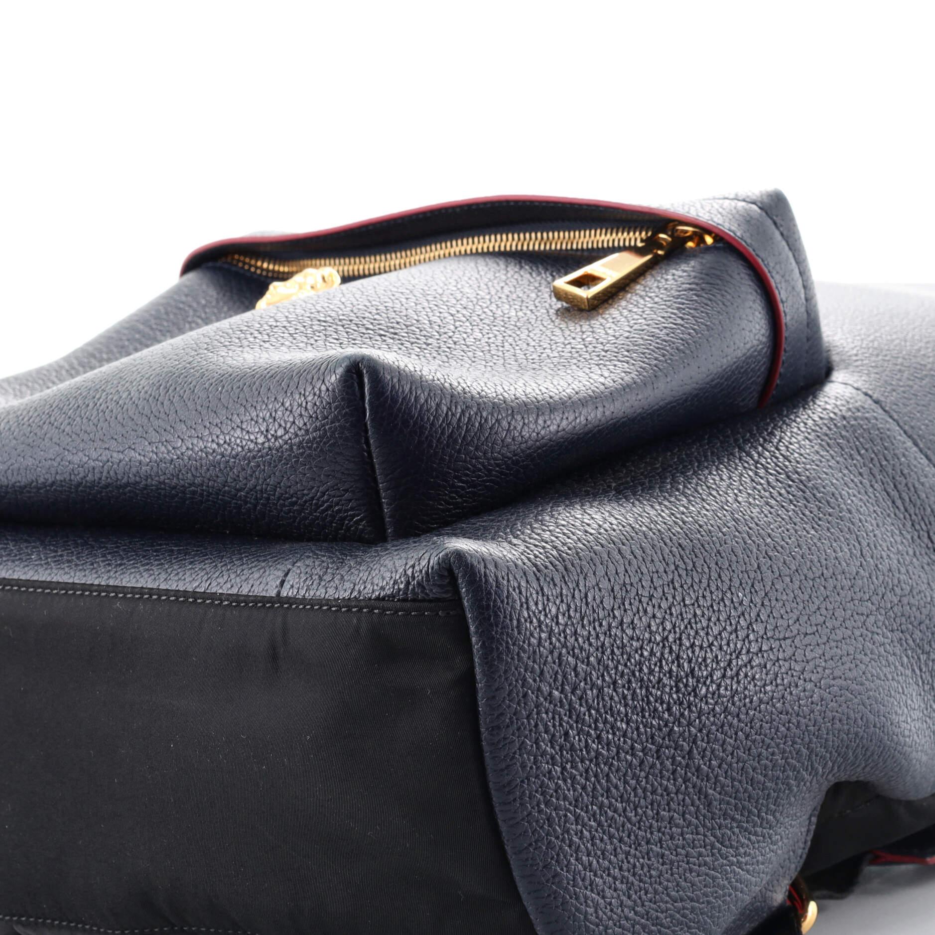 Women's or Men's Versace Medusa Zip Backpack Leather Medium