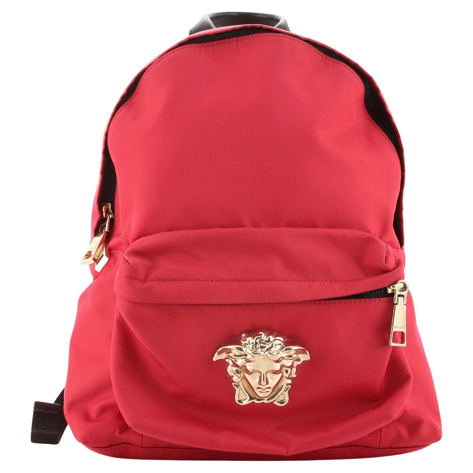 Versace Medusa Zip Backpack Nylon Small