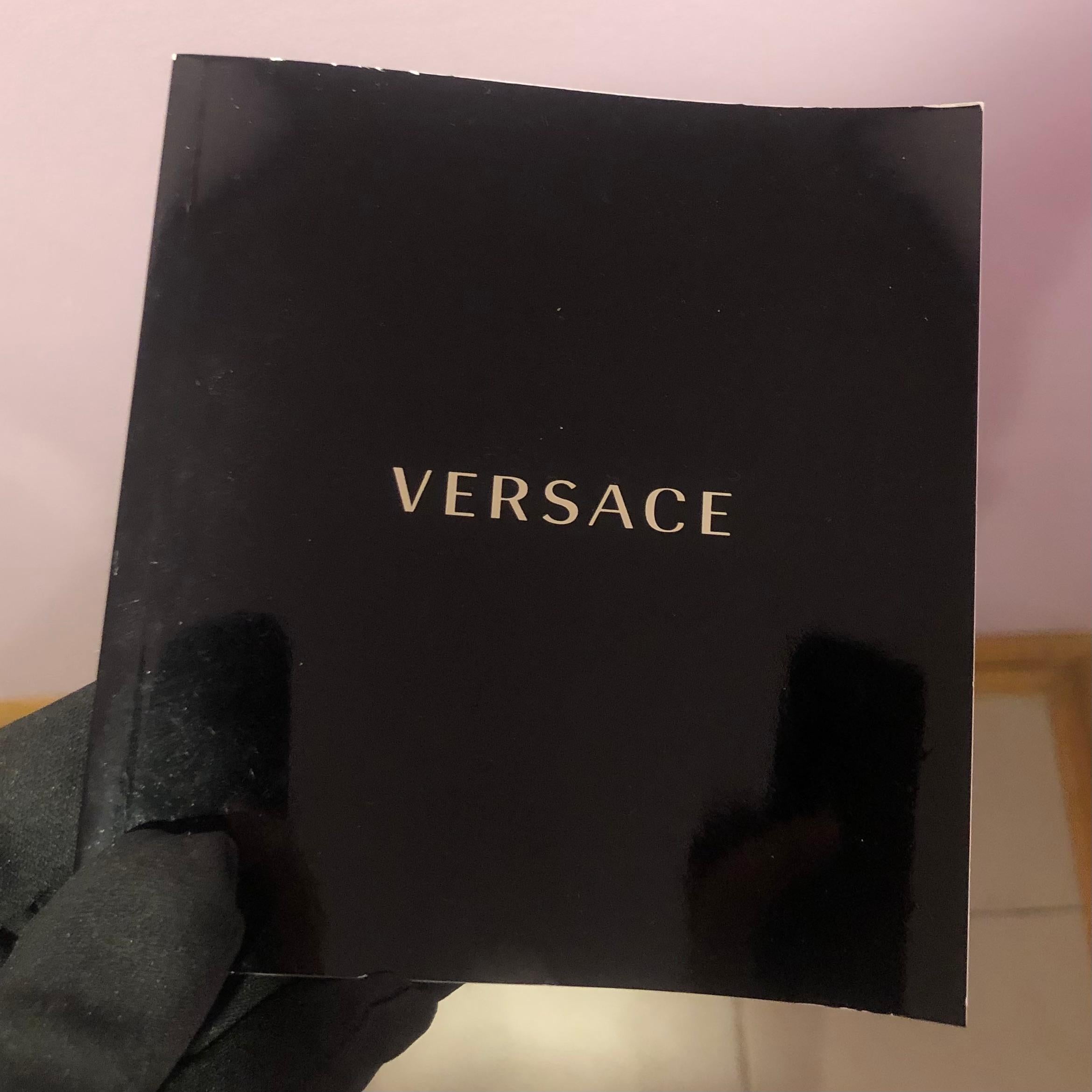 Versace Men’s 42mm Watch with Custom Diamond Iced Bezel For Sale 4