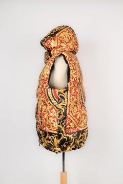 Versace Men's Black Reversible Down Jacket