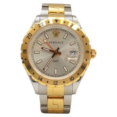 Versace Men's GMT SS 42mm Hellenyium Watch
