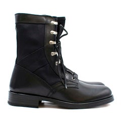 Versace Men's Lace Up Stivaletto Boots US 11.5