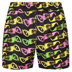 Versace Herren Medusa Biggie Sonnenbrille Druck Baumwolle Shorts Größe 48