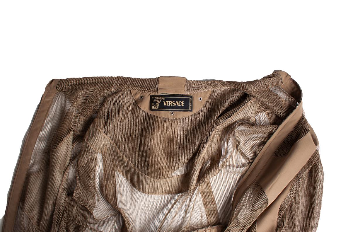 Women's Versace, mesh cardigan For Sale
