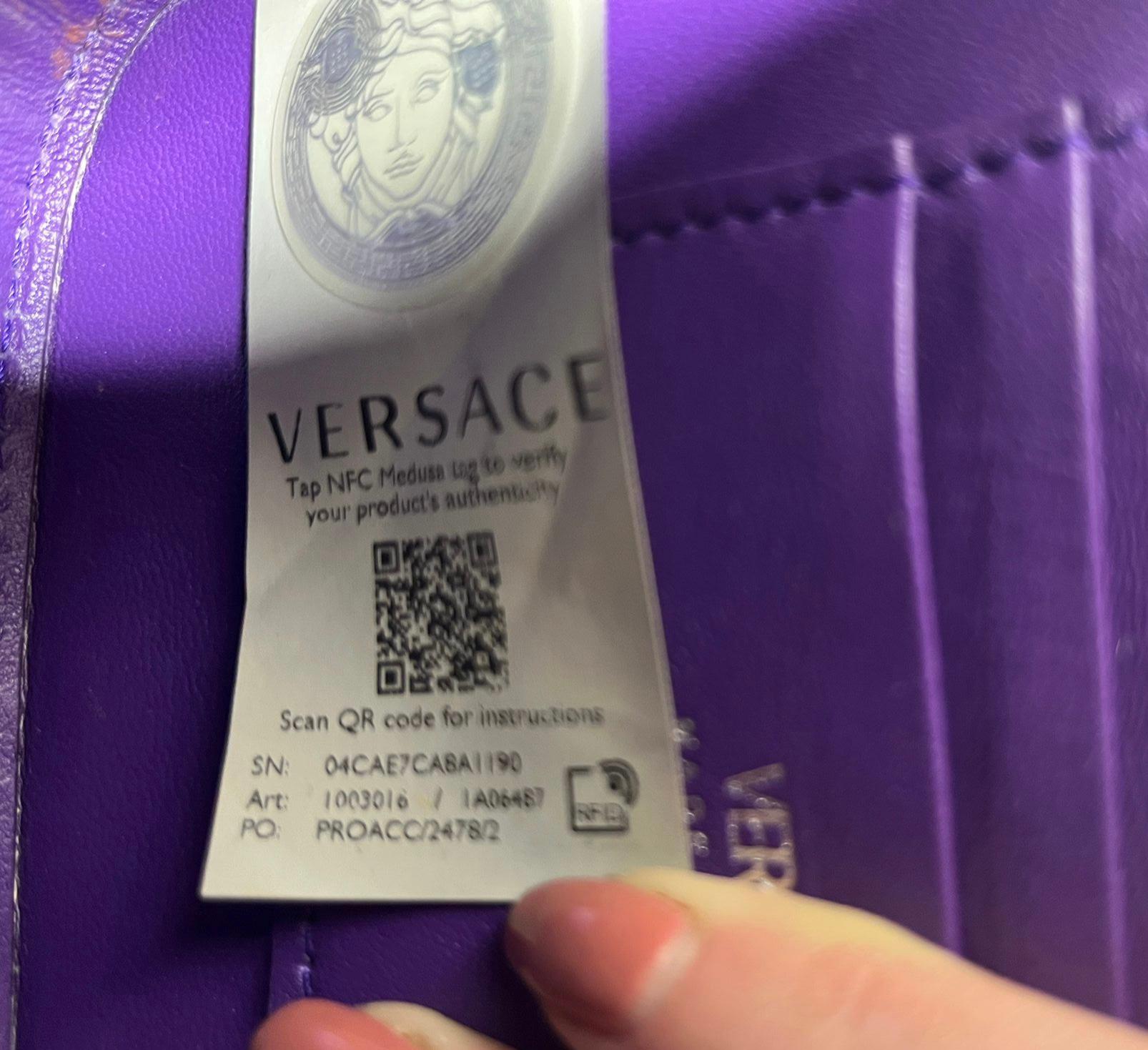 Versace Mini Crystal Studded Medusa Bag 6