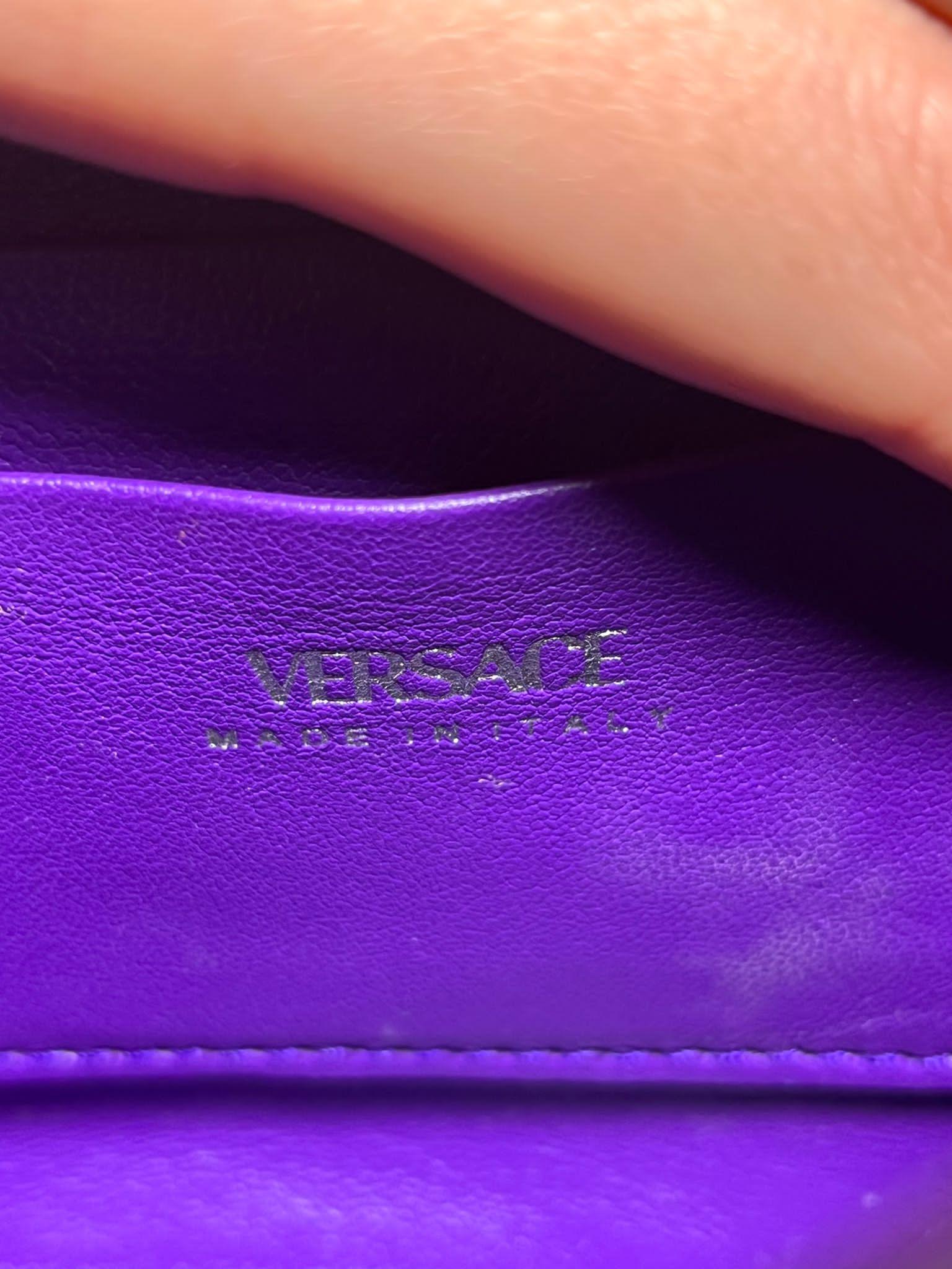 Versace Mini Crystal Studded Medusa Bag 7